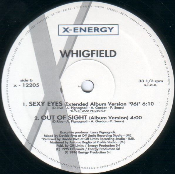 Whigfield - Sexy Eyes | X-Energy Records (X-12205) - 4