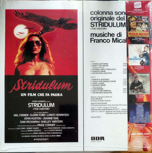 Franco Micalizzi - Stridulum (The Visitor) (Colonna Sonora Originale Del Film) | Beatball Records (BEAT-81) - 2 Franco Micalizzi - Stridulum (The Visitor) (Colonna Sonora Originale Del Film) | Beatball Records (BEAT-81) - 2