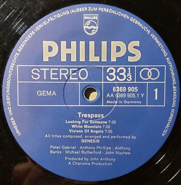 Genesis - Trespass | Philips (6369 905) - 4