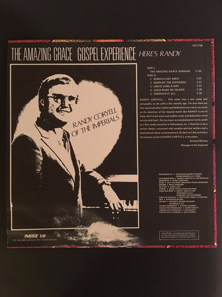 Randy Coryell - Amazing Grace Gospel Experience | Image VII (VII-7748) - 2