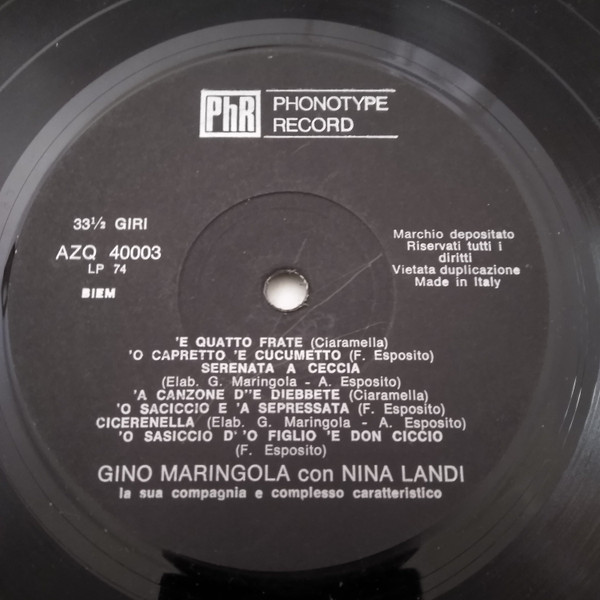 Gino Maringola con Nina Landi - Buon Divertimento | Phonotype Record (ARB 40003) - 4 Gino Maringola con Nina Landi - Buon Divertimento | Phonotype Record (ARB 40003) - 4
