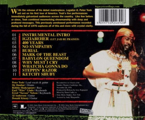 Peter Tosh - Live & Dangerous: Boston 1976 | Columbia (502489-2) - 2