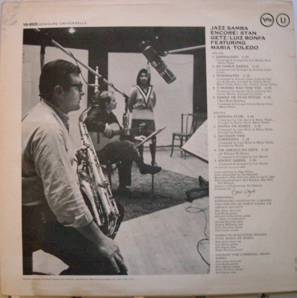 Stan Getz , Luiz Bonfá - Jazz Samba Encore! | Verve Records (V6-8523) - 2 Stan Getz , Luiz Bonfá - Jazz Samba Encore! | Verve Records (V6-8523) - 2