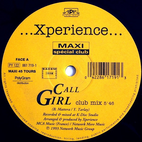 Xperience - Call Girl | Airplay Records (861 719-1) - 3