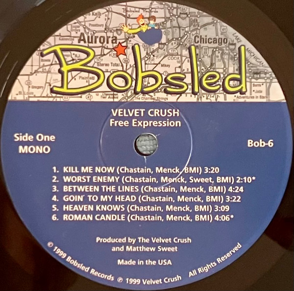 Velvet Crush - Free Expression LP | Bobsled Records (Bob-6) - 4