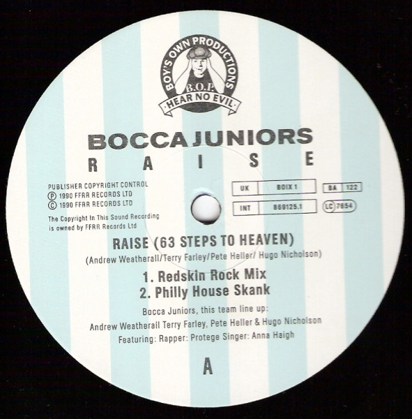Bocca Juniors - Raise | Boy's Own Productions (BOIX 1) - 3 Bocca Juniors - Raise | Boy's Own Productions (BOIX 1) - 3
