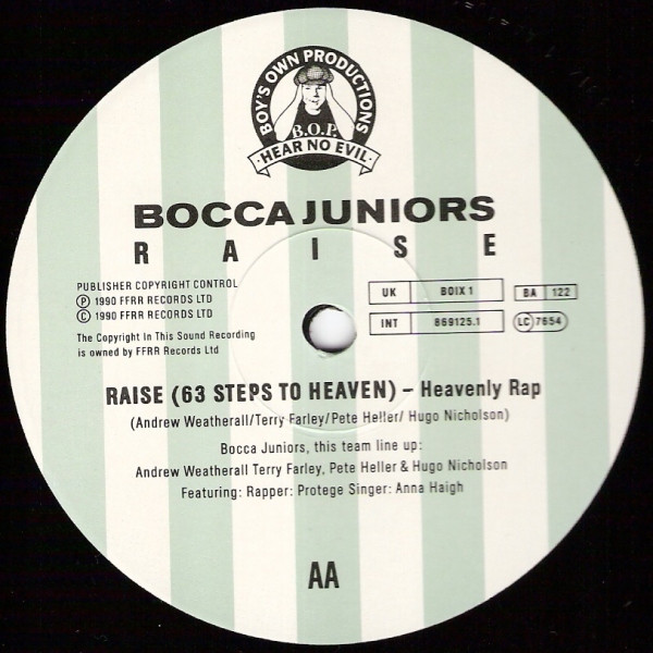Bocca Juniors - Raise | Boy's Own Productions (BOIX 1) - 4 Bocca Juniors - Raise | Boy's Own Productions (BOIX 1) - 4