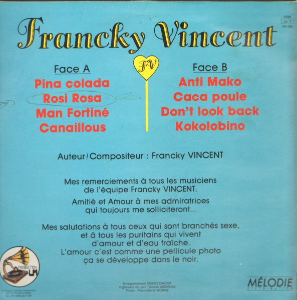 Francky Vincent - Pina Colada | LM Production (LM 6042) - 2
