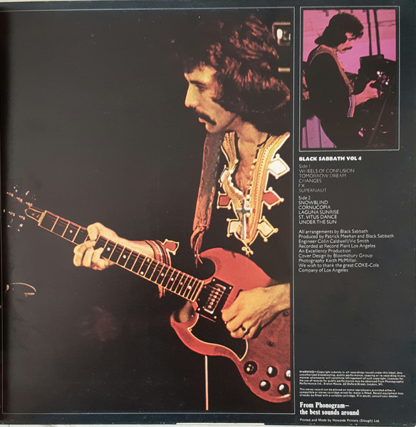 Black Sabbath - Black Sabbath Vol 4 | Vertigo (6360 071) - 3