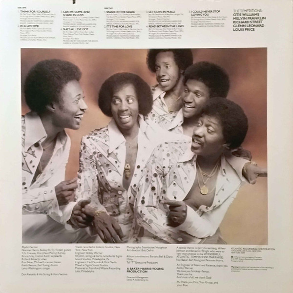 The Temptations - Hear To Tempt You | Atlantic (SD 19143) - 2