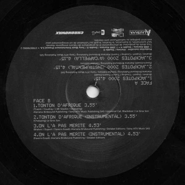113 - Jackpotes 2000 / Tonton D'Afrique | Chronowax (CHR019) - 4