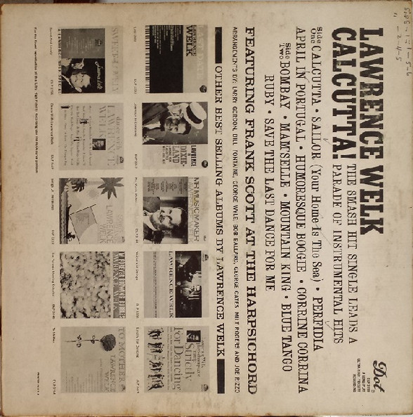 Lawrence Welk - Calcutta! | Dot Records (DLP 3359) - 2