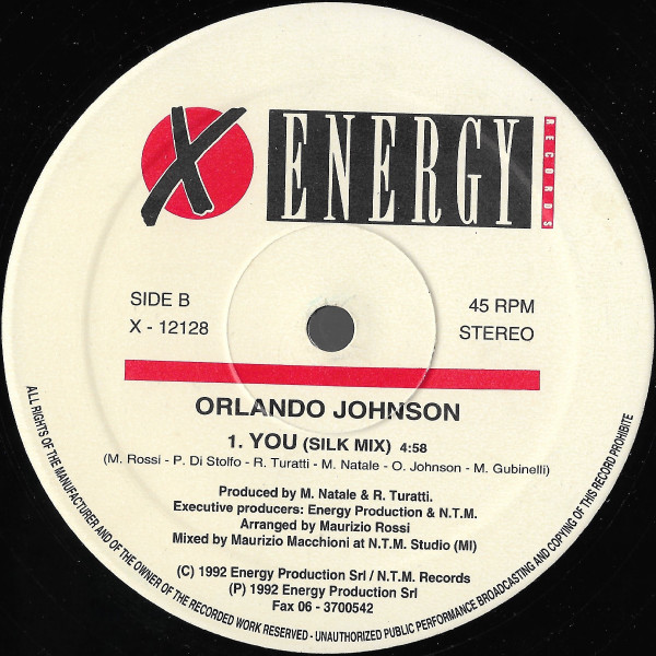 Orlando Johnson - You | X-Energy Records (X-12128) - 3