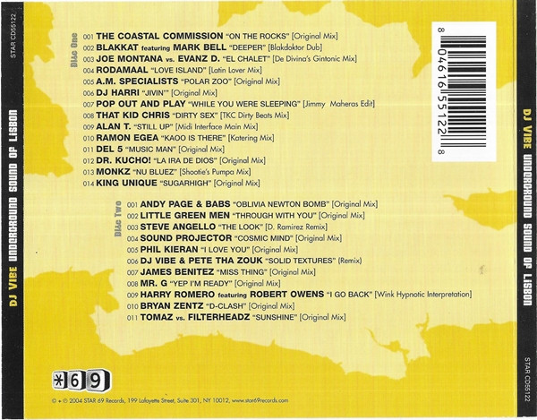DJ Vibe - Underground Sound Of Lisbon | Star 69 Records (STAR 5512-2) - 2