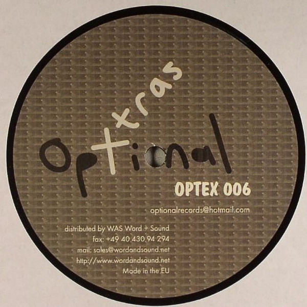 Ashley Marlowe - Staring At Speakers EP | Optional Extras (OPTEX 006) - 2 Ashley Marlowe - Staring At Speakers EP | Optional Extras (OPTEX 006) - 2