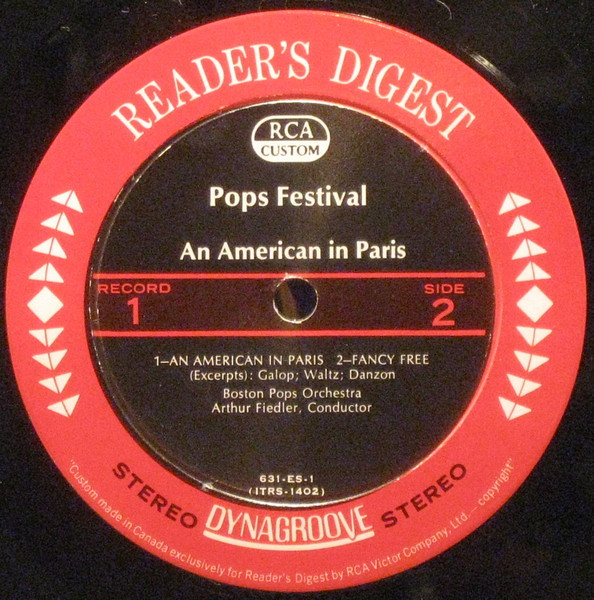 Arthur Fiedler & Boston Pops Orchestra - Pops Festival | Reader's Digest (631-ES) - 4 Arthur Fiedler & Boston Pops Orchestra - Pops Festival | Reader's Digest (631-ES) - 4