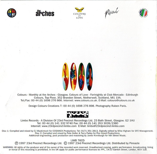 CJ Mackintosh / Heller & Farley - Colours - The Full Spectrum | Limbo Records (LIMB 76CD) - 3