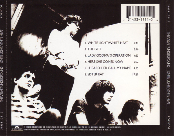 The Velvet Underground - White Light/White Heat CD | Polydor (31453 1251 2) - 2