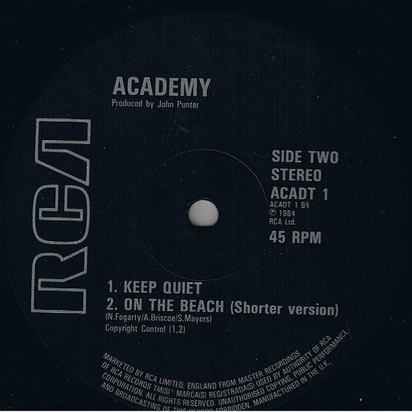 Academy - On The Beach | RCA (ACAD T1) - 2
