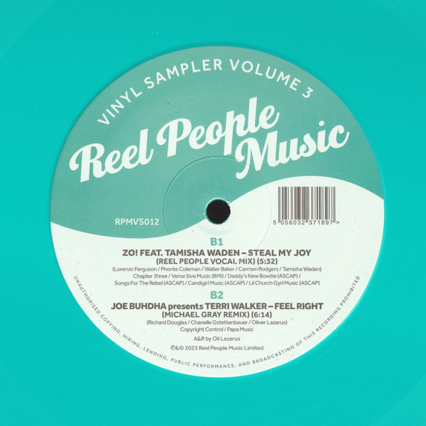 Various - Reel People Music Vinyl Sampler Volume 3 | Reel People Music (RPMVS012) - 3 Various - Reel People Music Vinyl Sampler Volume 3 | Reel People Music (RPMVS012) - 3