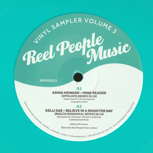 Various - Reel People Music Vinyl Sampler Volume 3 | Reel People Music (RPMVS012) - 2 Various - Reel People Music Vinyl Sampler Volume 3 | Reel People Music (RPMVS012) - 2