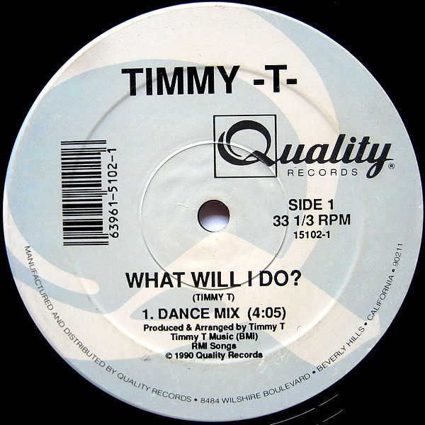 Timmy T - What Will I Do? | Quality Records (15102-1) - 4