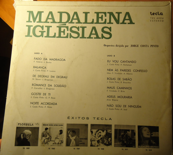 Madalena Iglésias - Madalena Iglésias | Tecla (TES 6004) - 2