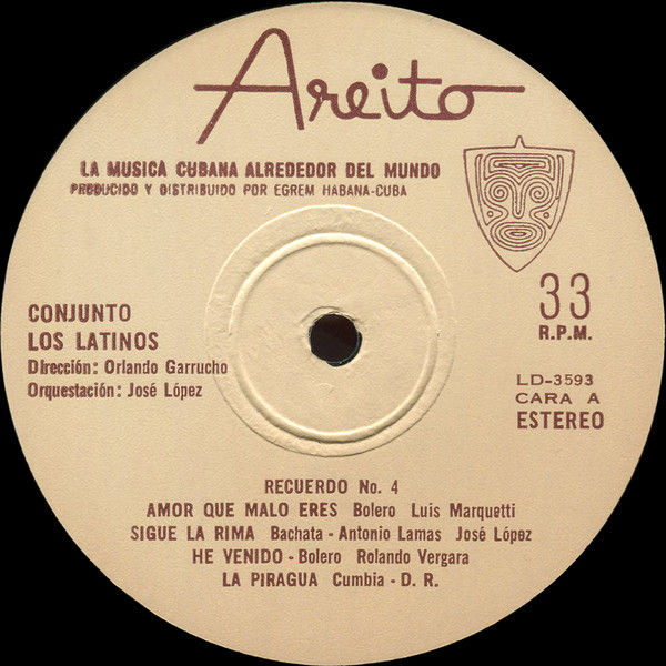 Conjunto Los Latinos - Los Latinos | Areito (LD-3593) - 3