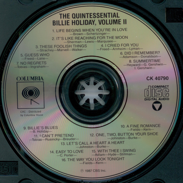 Billie Holiday - The Quintessential Billie Holiday Volume 2 | Columbia (CK-40790) - 3 Billie Holiday - The Quintessential Billie Holiday Volume 2 | Columbia (CK-40790) - 3