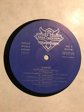 Baden Powell , Rosinha de Valença , José Barrense-Dias , Paulinho Nogueira & Toquinho - Guitares Du Bresil | Sigla (6P-032 1-2) - 3