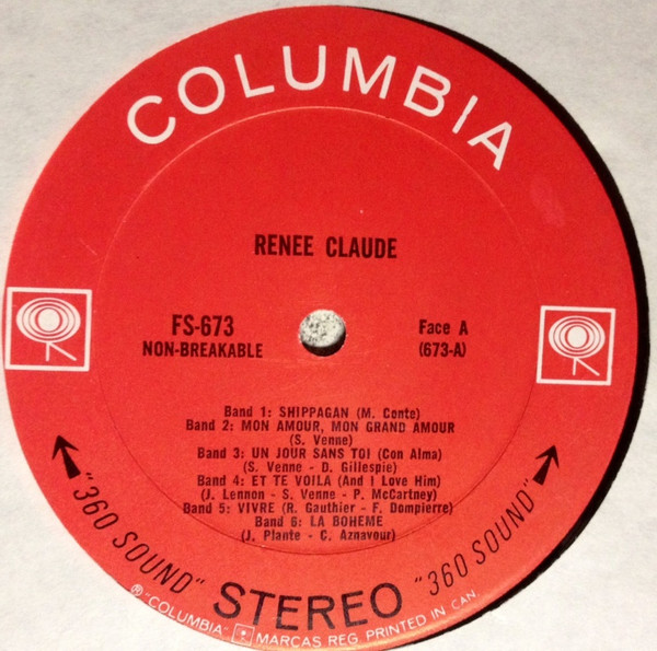 Renée Claude - Renee Claude [Vinyl] | Columbia (FS-673) - 3