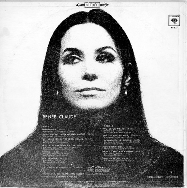 Renée Claude - Renee Claude [Vinyl] | Columbia (FS-673) - 2