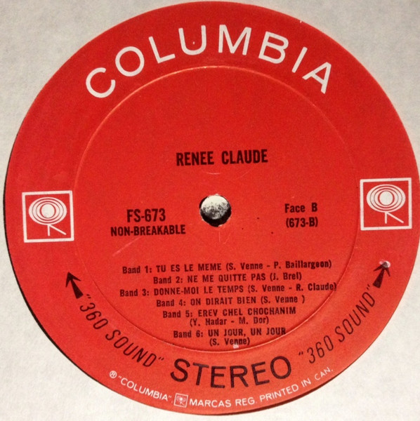 Renée Claude - Renee Claude [Vinyl] | Columbia (FS-673) - 4