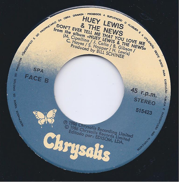 Huey Lewis & The News - Stuck With You | Chrysalis (515423) - 4