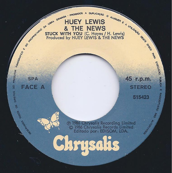 Huey Lewis & The News - Stuck With You | Chrysalis (515423) - 3