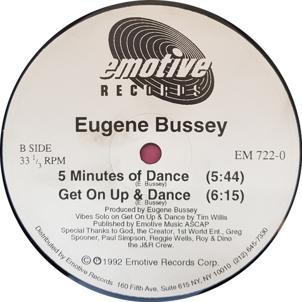 Eugene Bussey - A Dance Trilogy | Emotive Records (EM 722-0) - 2 Eugene Bussey - A Dance Trilogy | Emotive Records (EM 722-0) - 2