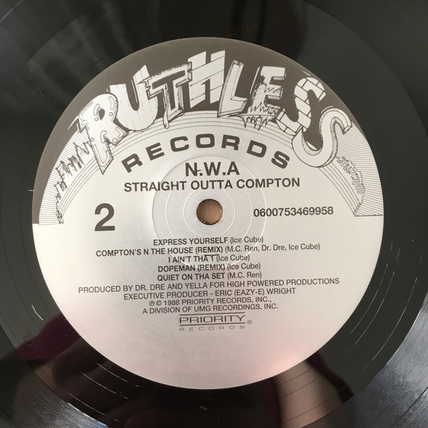 N.W.A. - Straight Outta Compton LP | Ruthless Records (0600753469958) - 4 N.W.A. - Straight Outta Compton LP | Ruthless Records (0600753469958) - 4