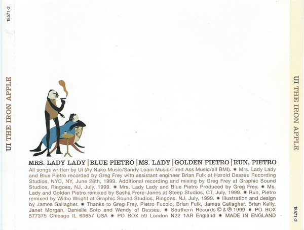 UI - The Iron Apple | Southern Records (18571-2) - 2