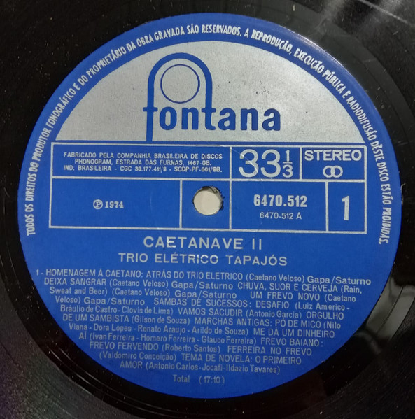 Trio Elétrico Tapajós - Caetanave 2 | Fontana (6470512) - 3