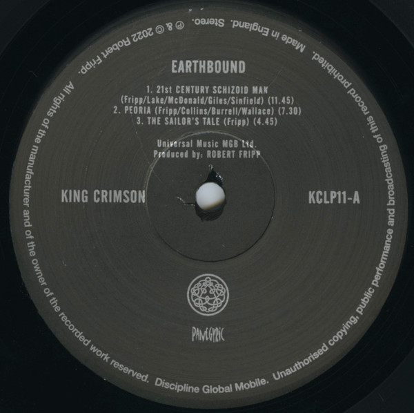 King Crimson - Earthbound | Discipline Global Mobile (KCLP11) - 3