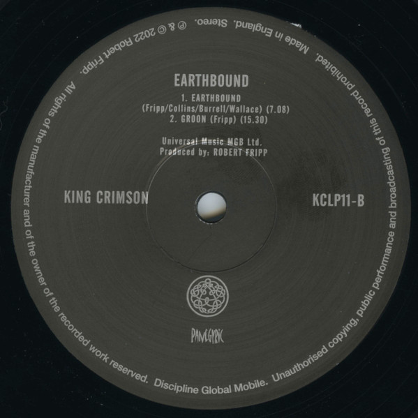 King Crimson - Earthbound | Discipline Global Mobile (KCLP11) - 4