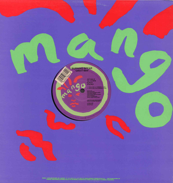 Burning Spear - Great Men | Mango (537 844-0) - 4 Burning Spear - Great Men | Mango (537 844-0) - 4