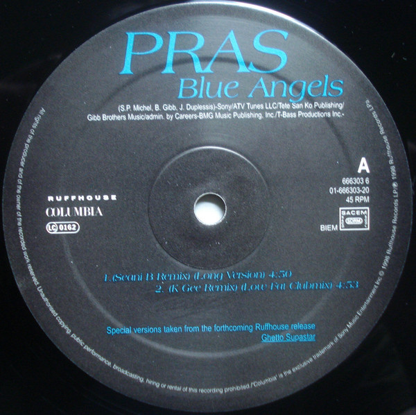 Pras Michel - Blue Angels | Columbia (COL 666303 6) - 3