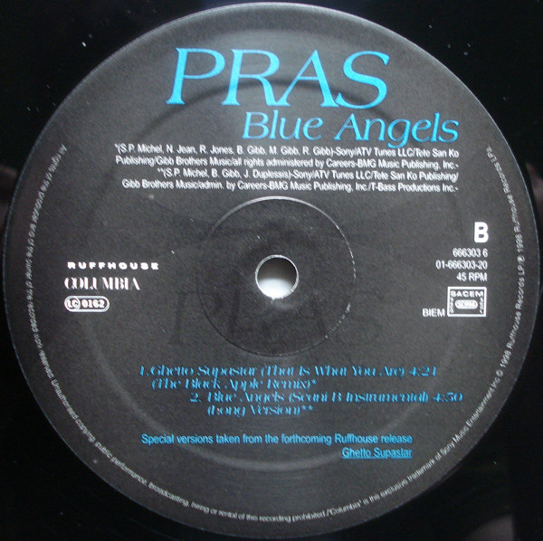 Pras Michel - Blue Angels | Columbia (COL 666303 6) - 4