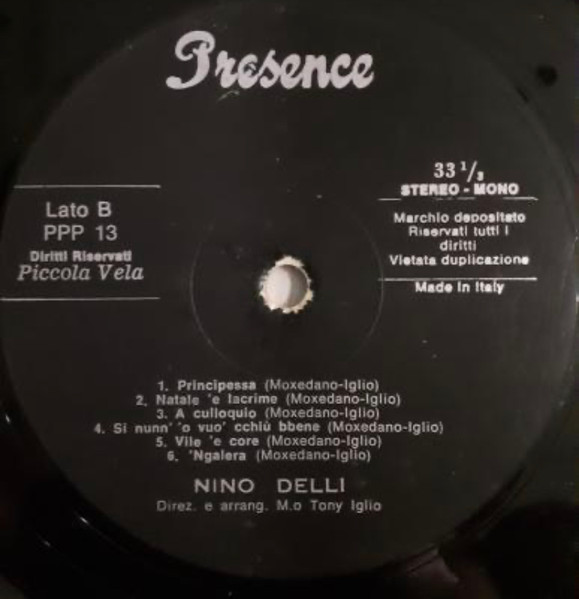 Nino Delli - Nino Delli | Presence Record (PPP 13) - 3 Nino Delli - Nino Delli | Presence Record (PPP 13) - 3