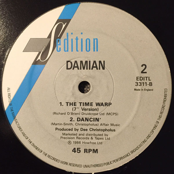 Damian - The Time Warp | Sedition (EDITL 3311) - 2