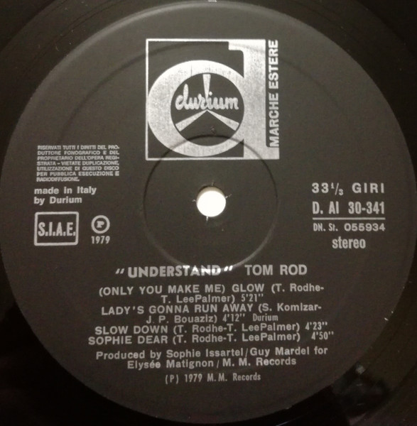 Tom Rod - Understand | Durium (DA I 30341) - 4