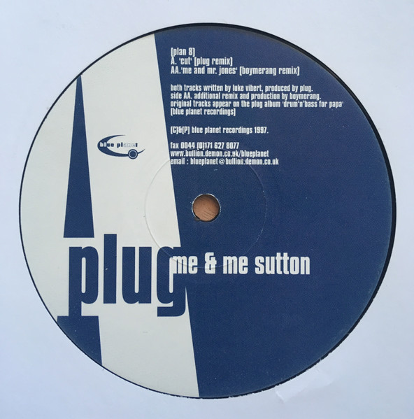 Plug - Me & Mr. Sutton | Blue Planet Recordings (PLAN 8) - 3