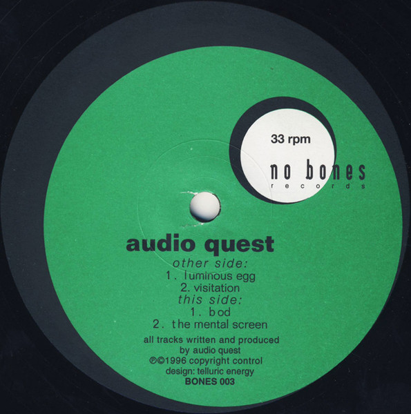 Audio Quest - Luminous Egg | No Bones Records (BONES 003) - main Audio Quest - Luminous Egg | No Bones Records (BONES 003) - main