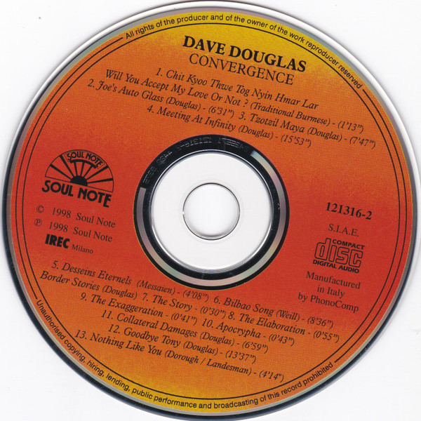 Dave Douglas - Convergence | Soul Note (121316-2) - 3